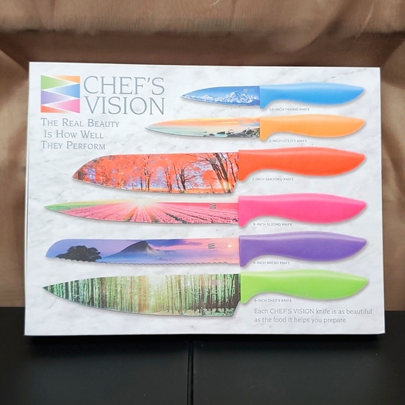Chef's Vision Other - BRAND NEW, Set of chef knives, never used